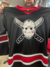 Load image into Gallery viewer, Ari Lehman first Jason signed jerseys
