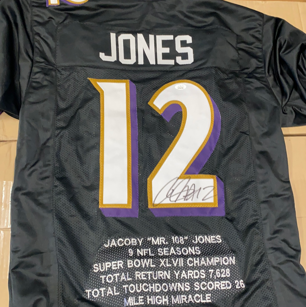 Jacoby Jones Custom Stat Jersey